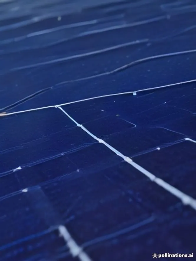 Nahaufnahme der Oberfläche eines Solarmoduls